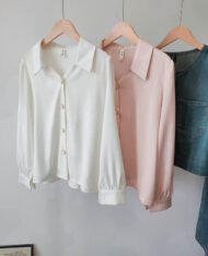 絲緞質感襯衫 - Image 4