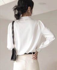 絲緞質感襯衫 - Image 2