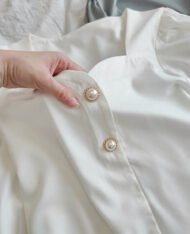 質感絲滑緞面襯衫 - Image 6