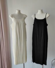 細肩帶直條紋裙 - Image 4