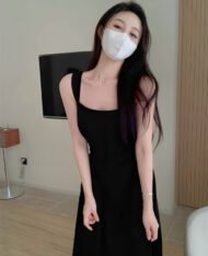 高質感收腰修身长裙