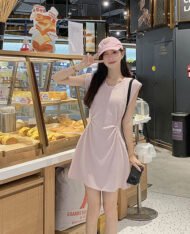 心動款！甜美女孩側收腰短裙