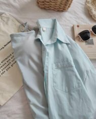 輕甜感寬襯衫外 - Image 3