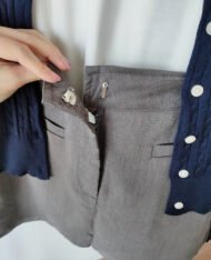 百搭深灰半短裙 - Image 3