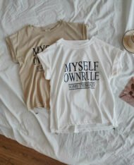 側腰抽繩英字母T - Image 3