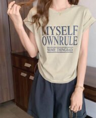 側腰抽繩英字母T - Image 2