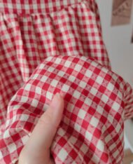 法式復古格紋短裙 - Image 9