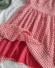 法式復古格紋短裙 - Image 7