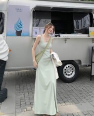 (Defect) 夏日氛圍慵懶寬長裙 - Image 2