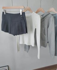 設計感百褶褲裙 - Image 8