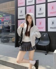 設計感百褶褲裙 - Image 4