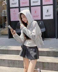 設計感百褶褲裙 - Image 3