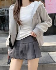 設計感百褶褲裙