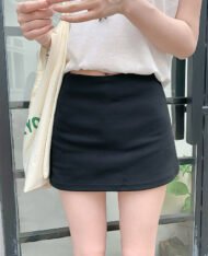 極推！夏日百搭素色短裙
