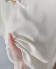 中式簡約風刺花上衣 - Image 10