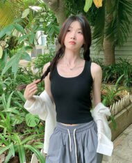 附胸墊！舒適寬肩Bratop背心 - Image 4