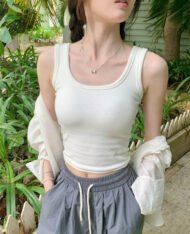 附胸墊！舒適寬肩Bratop背心 - Image 3