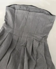 (Defect) 設計感翻領平口百褶短洋 - Image 4