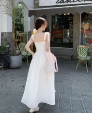 (Defect) 小仙女蕾絲魚骨長裙 - Image 4