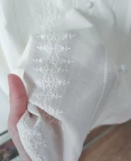 溫柔刺繡寬上衣 - Image 5