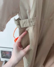 工裝背帶褲+休閒Tee - Image 4