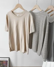 工裝背帶褲+休閒Tee - Image 5