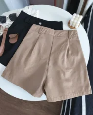 附送腰帶+迷你包!極百搭西裝短褲 - Image 10