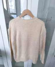 舒適慵懶軟糯長袖毛衣 - Image 2