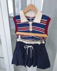 [預購] Polo條紋撞色上衣 - Image 9
