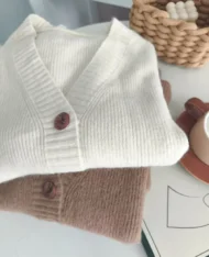 初秋軟糯毛衣針織外套 - Image 9