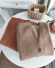 初秋軟糯毛衣針織外套 - Image 7