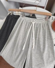 舒適居家條紋長褲 - Image 6