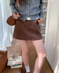 (Defect) 燈芯絨A短裙