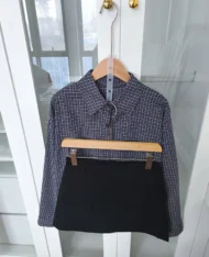 復古格紋調襯衫 - Image 12