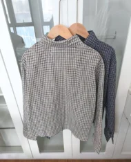 復古格紋調襯衫 - Image 10