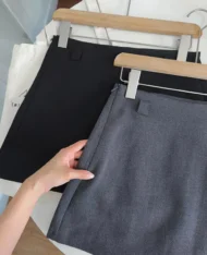 前後兩穿！質感A短裙 - Image 8