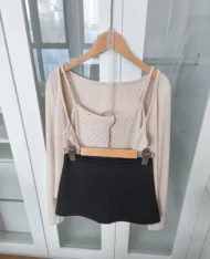 外套+背心兩件套set (附送繞脖繩子)) - Image 11