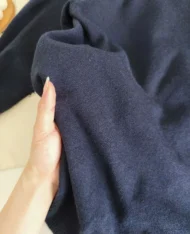 假兩件Polo拼接學院風上衣 - Image 8