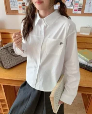 刺繡挺感襯衫 - Image 5