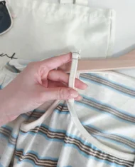 撞色條紋背心+外套兩件套Set - Image 14