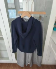 連帽針織外套 - Image 10