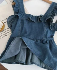 蕾絲花邊娃娃牛仔上衣 - Image 7