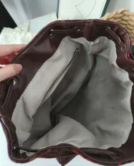 英倫風格紋雙肩包 - Image 11