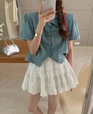 層次蛋糕迷你裙 - Image 2