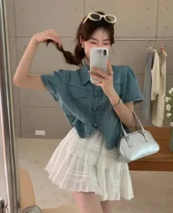 層次蛋糕迷你裙 - Image 3