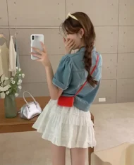 層次蛋糕迷你裙 - Image 4