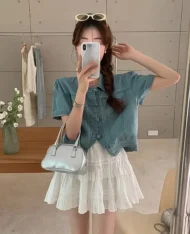 層次蛋糕迷你裙