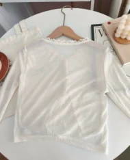 透視蕾絲花邊小外套 - Image 12