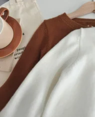 布朗尼小熊刺繡針織上衣 - Image 19