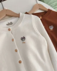 布朗尼小熊刺繡針織上衣 - Image 17